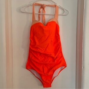 Orange women’s one piece